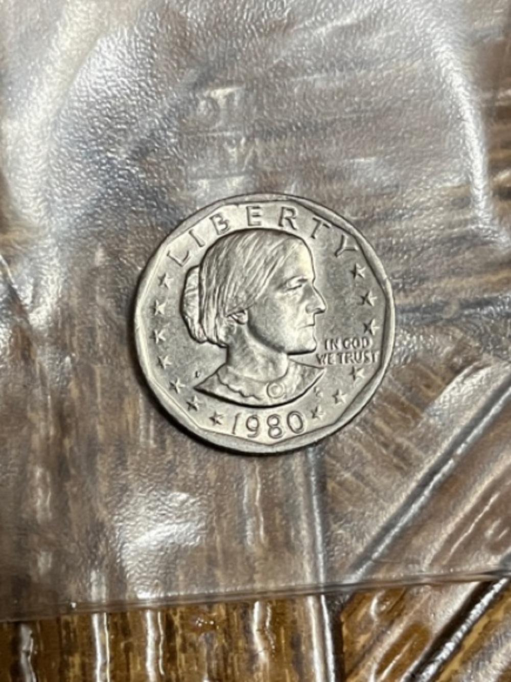1980 Susan B. Anthony $1 Silver Coin